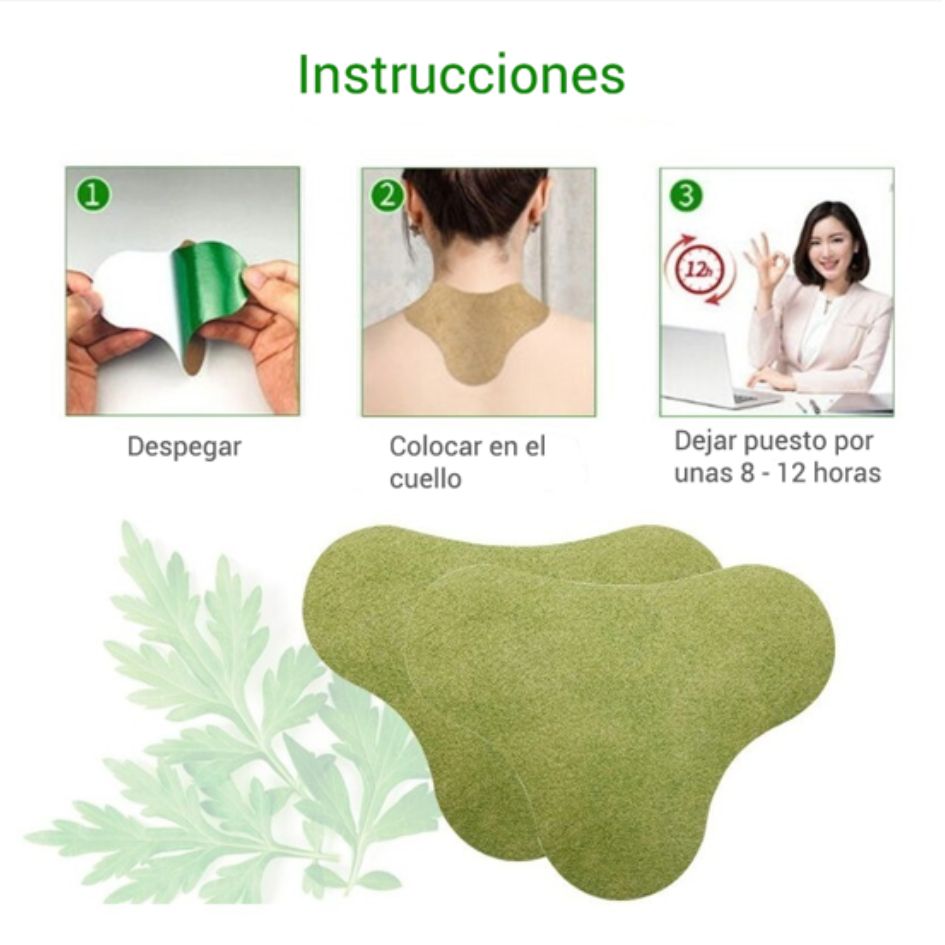 50 PARCHES PARA ALIVIO DE DOLOR DE CUELLO