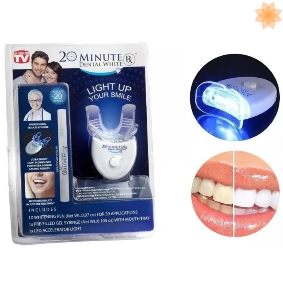 BLANQUEADOR DENTAL KIT WHITE 20 MIN.