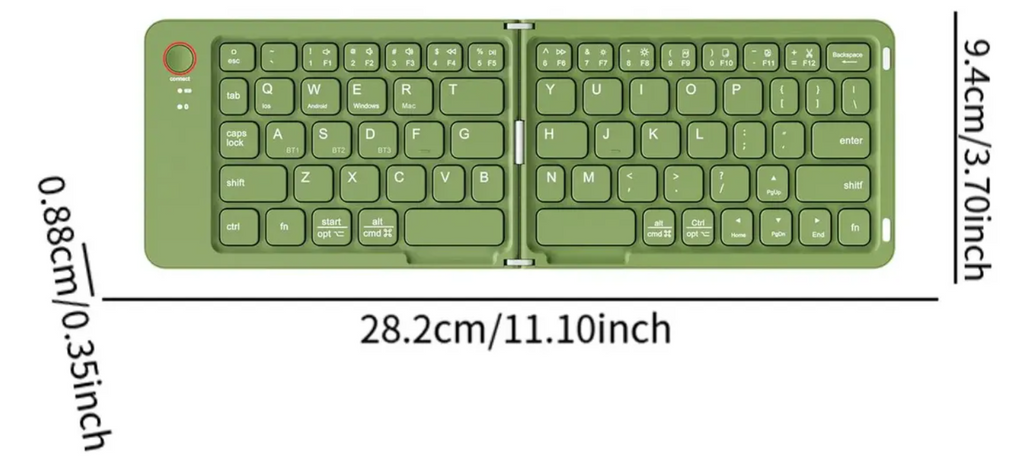 TECLADO BLUETOOTH RETRACTIL VIRAL