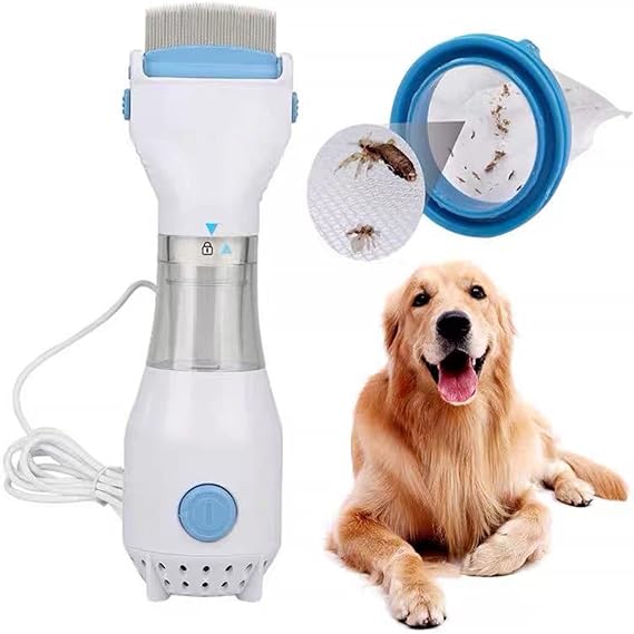 PEINE ELECTRICO ASPIRADORA PARA ELIMINAR PIOJOS Y LIENDRES