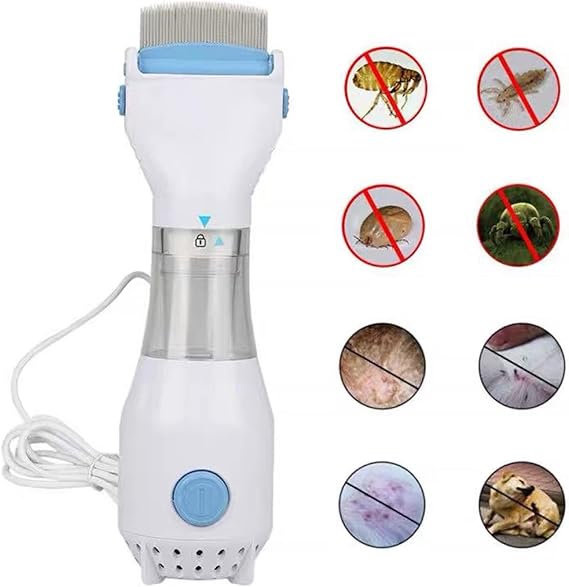 PEINE ELECTRICO ASPIRADORA PARA ELIMINAR PIOJOS Y LIENDRES