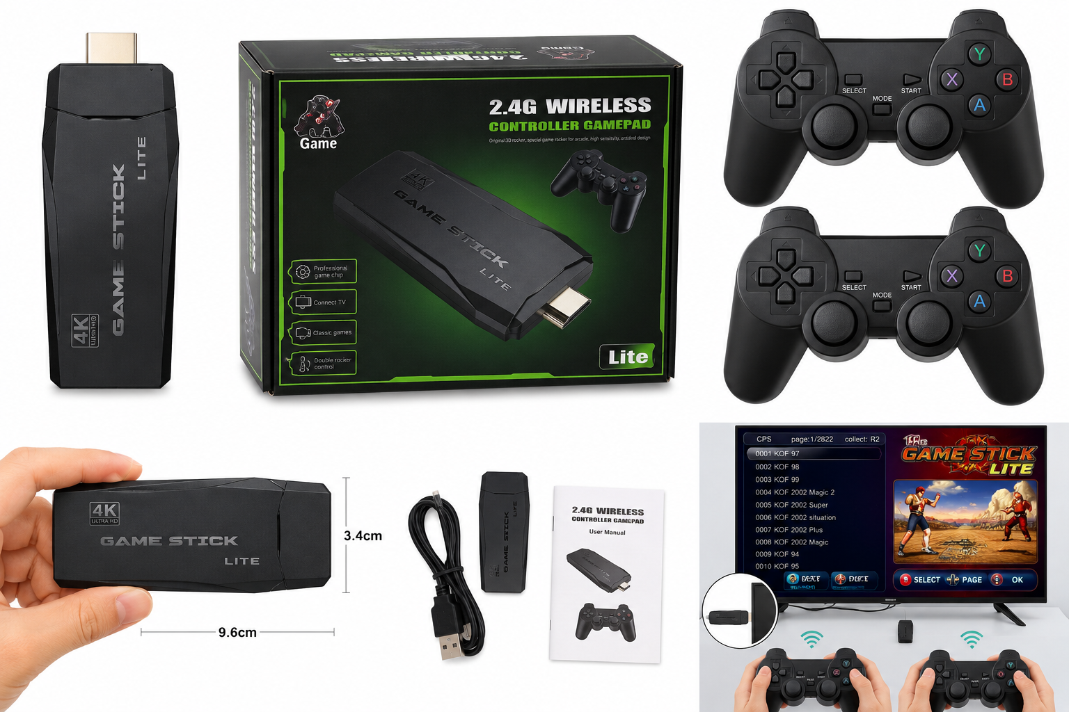 🎮🕹️ CONSOLA DE VIDEOJUEGOS RETRO 4K INALÁMBRICA 🕹️🎮